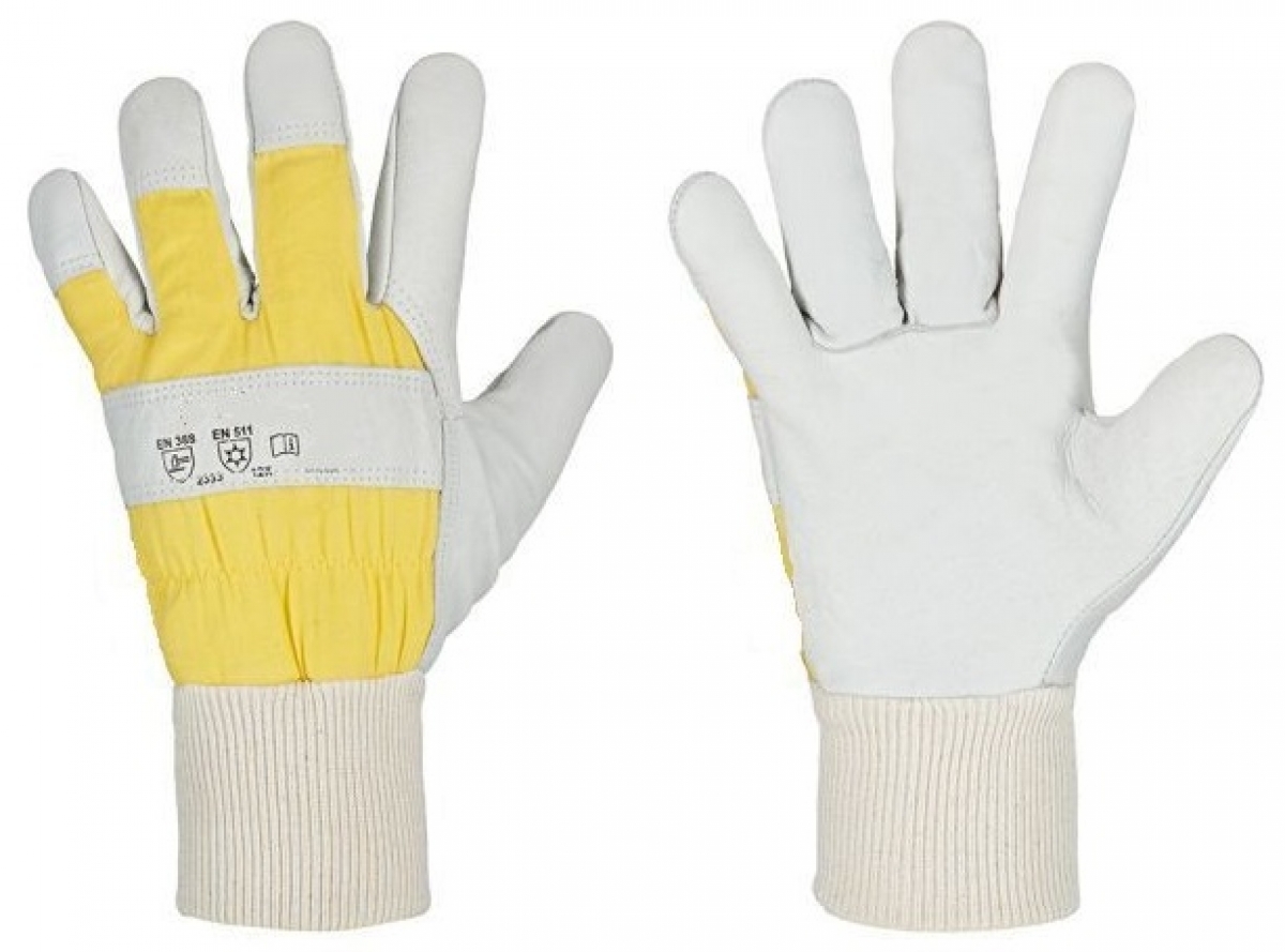 F-RINDVOLLLEDER-Handschuh, *KARIBU*, VE: 60 Paar