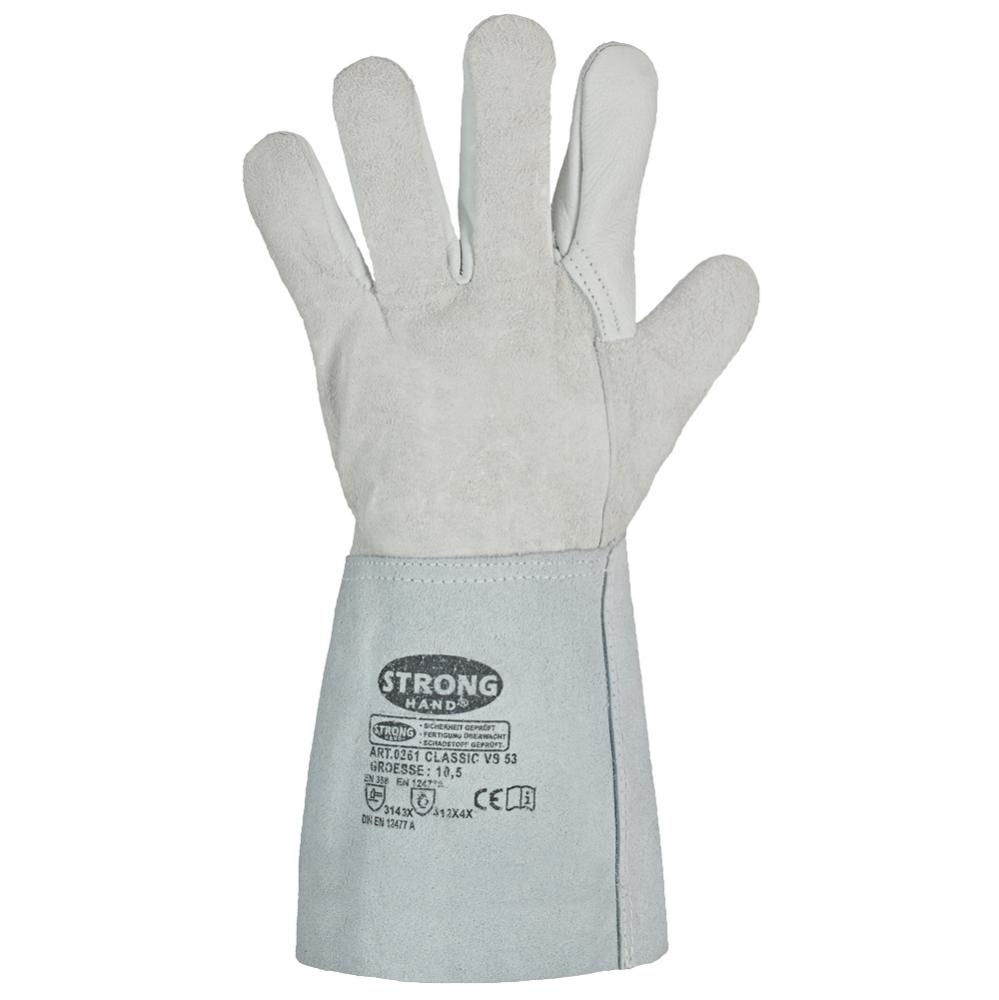 F-STRONGHAND, Schweißer, Rindleder, Arbeitshandschuhe, *CLASSIC VS 53*, Pkg.a`12