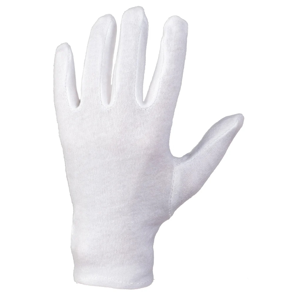 F-STRONGHAND, Trikot, 100% Baumwolle, Arbeitshandschuhe, *CLASSIC ANSHAN*, Pkg.a`12, weiß gebleicht