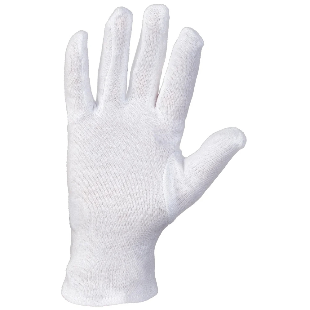 F-STRONGHAND, Trikot, 100% Baumwolle, Arbeitshandschuhe, *CLASSIC ANSHAN*, Pkg.a`12, weiß gebleicht
