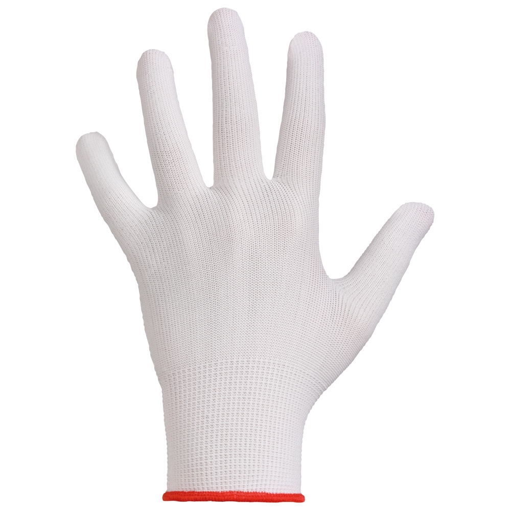 F-STRONGHAND, PU, Nylon, mit Noppen, Arbeitshandschuhe, *WEIFANG*, Pkg.a`12, weiß