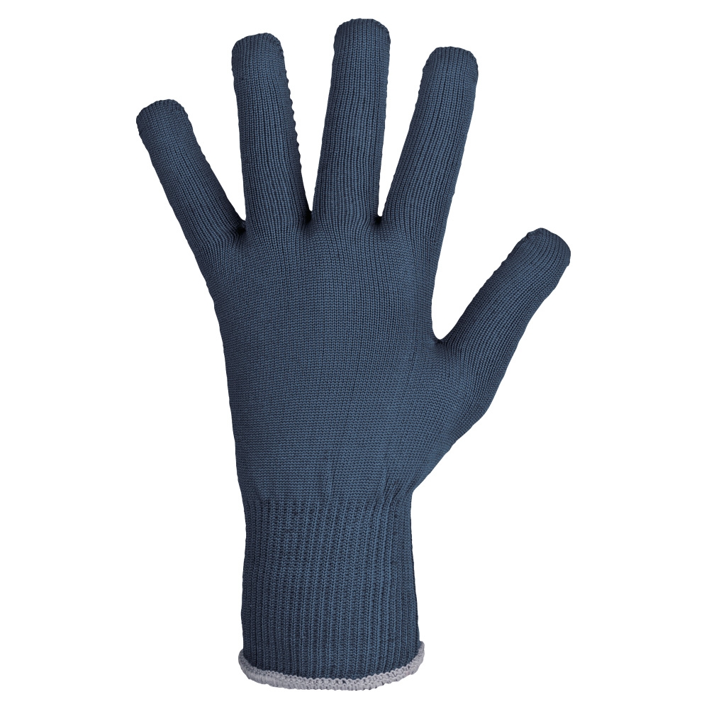 F-STRONGHAND, Strick, mit Noppen, Arbeitshandschuhe, *ZIBO* , Pkg.a`12, blau