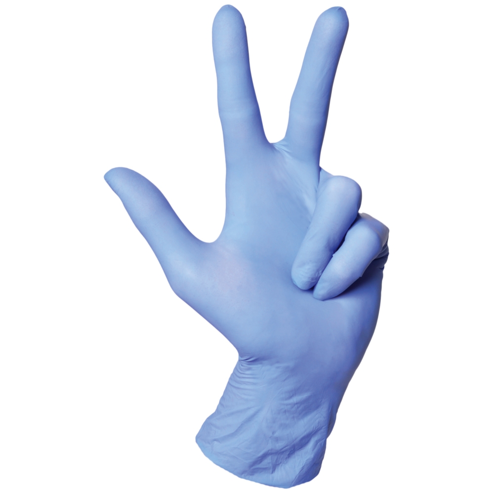 F-SEMPERGUARD, Nitril-Einweghandschuhe, *SEMPERGUARD NITRIL Xtra Lite*, Box á 200 Stück, VE: 10 Boxen, blau