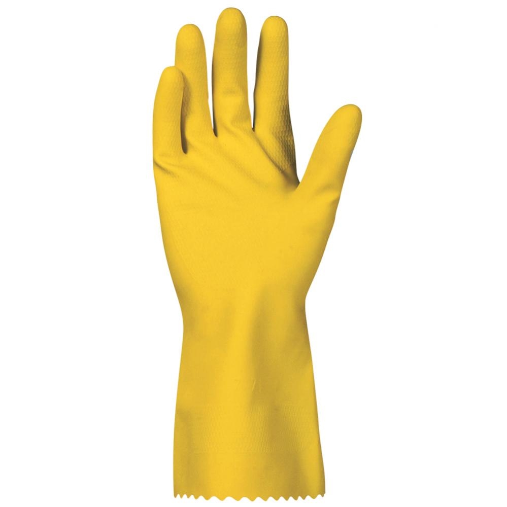 F-SURF, Haushaltshandschuhe, Latex, Arbeitshandschuhe, *GRANBY*, Pkg.a`12, gelb