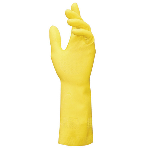 F-MAPA, Naturlatex, Arbeitshandschuhe, *VITAL 124*, Pkg.a`12, gelb