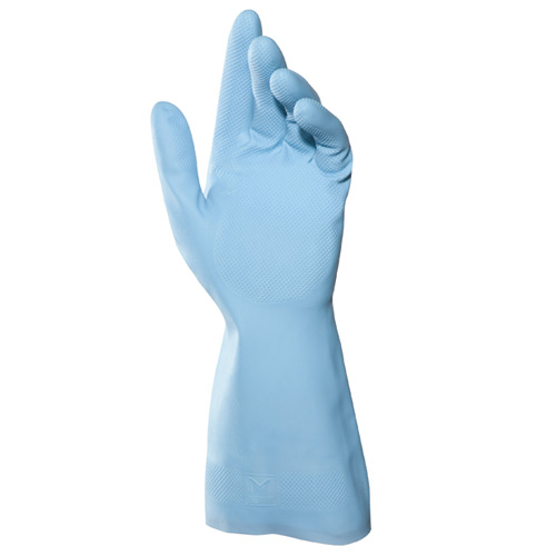 F-MAPA, Naturlatex, Arbeitshandschuhe, *VITAL 117*, Pkg.a`12, blau