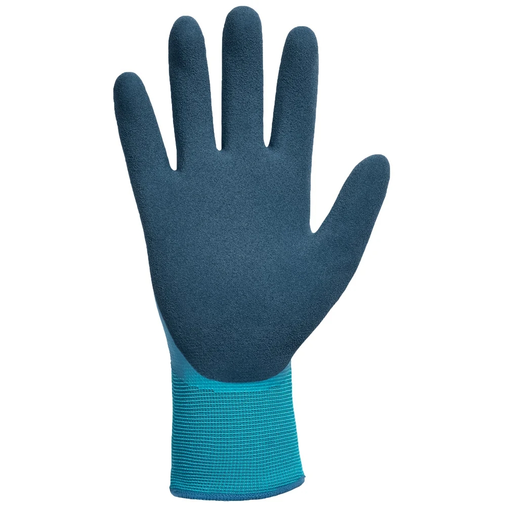 F-OPTI FLEX, Latex, Arbeitshandschuhe, *AQUA GUARD*, Pkg.a`12, blau/dunkelblau