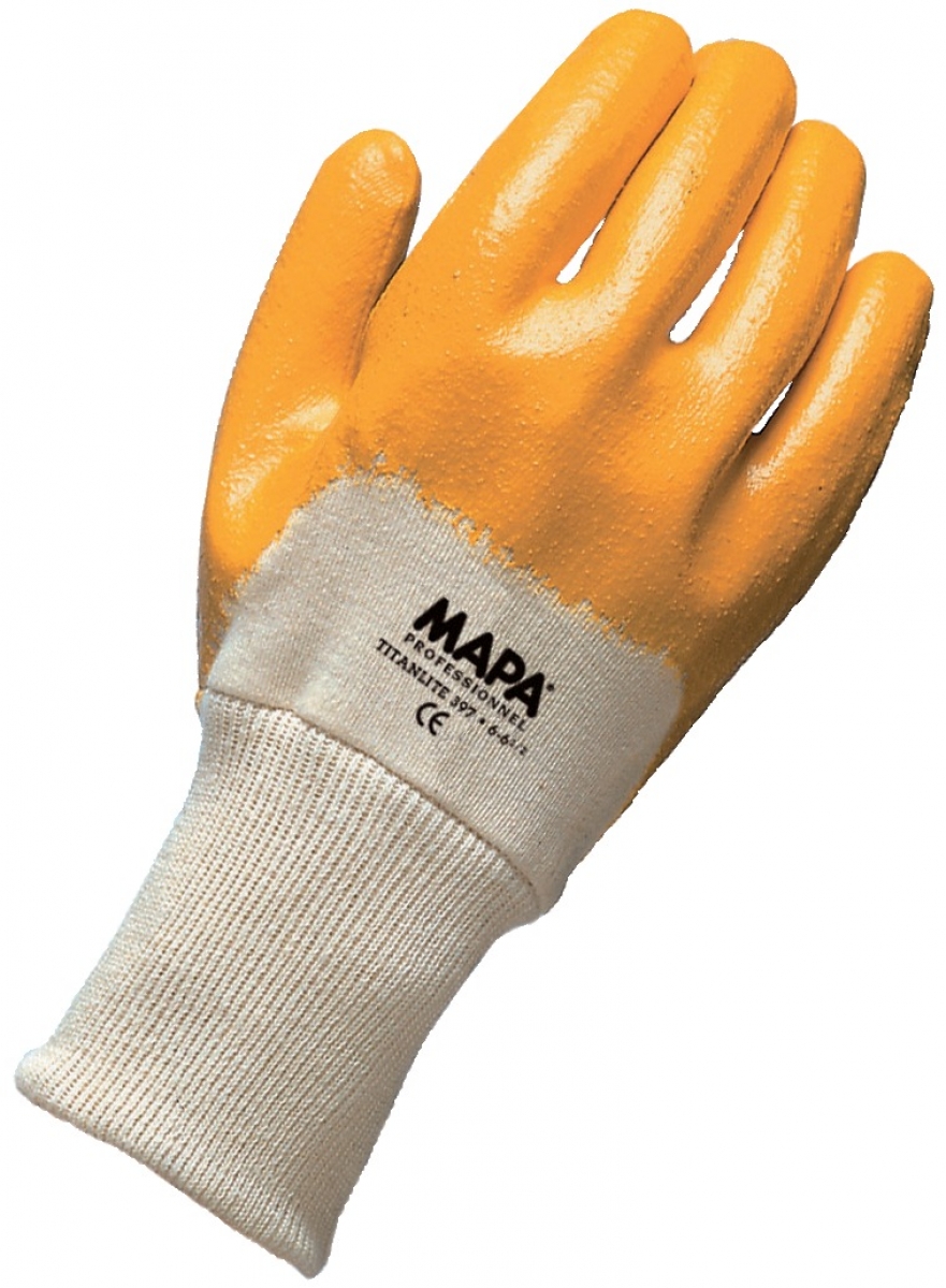 F-MAPA-Workwear, Nitril-Arbeits-Handschuhe TITANLITE 397, VE = 12 Paar
