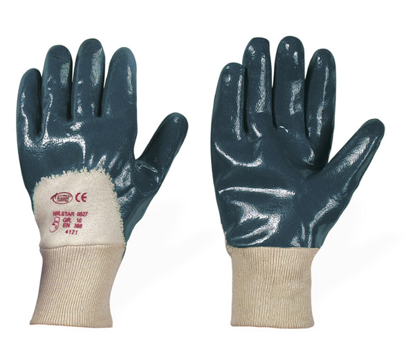 F-STRONGHAND, Nitril, Arbeitshandschuhe, *NAVYSTAR*, Pkg.a`12, blau