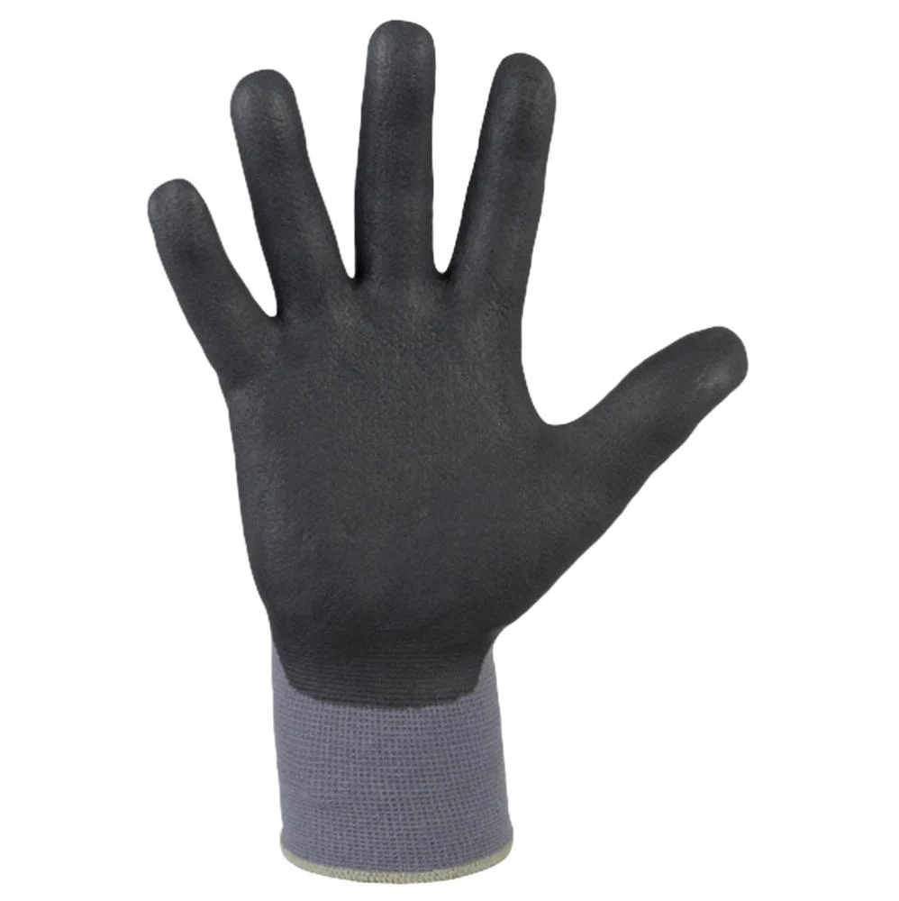 F-STRONGHAND, Nitril, Arbeitshandschuhe, *BATAN*, Pkg.a`12, grau/schwarz