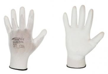 F-STRONGHAND, Nylon, PU beschichtet, Arbeitshandschuhe, *CLASSIC BEIJING*, Pkg.a`12, weiß