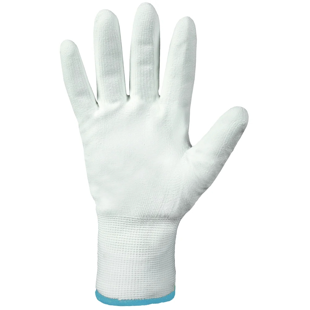 F-STRONGHAND, Nylon, PU beschichtet, Arbeitshandschuhe, *CLASSIC BEIJING*, Pkg.a`12, weiß