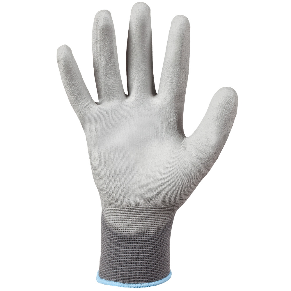 F-STRONGHAND, Nylon, PU beschichtet, Arbeitshandschuhe, *CLASSIC SHENZHEN*, Pkg.a`12, grau
