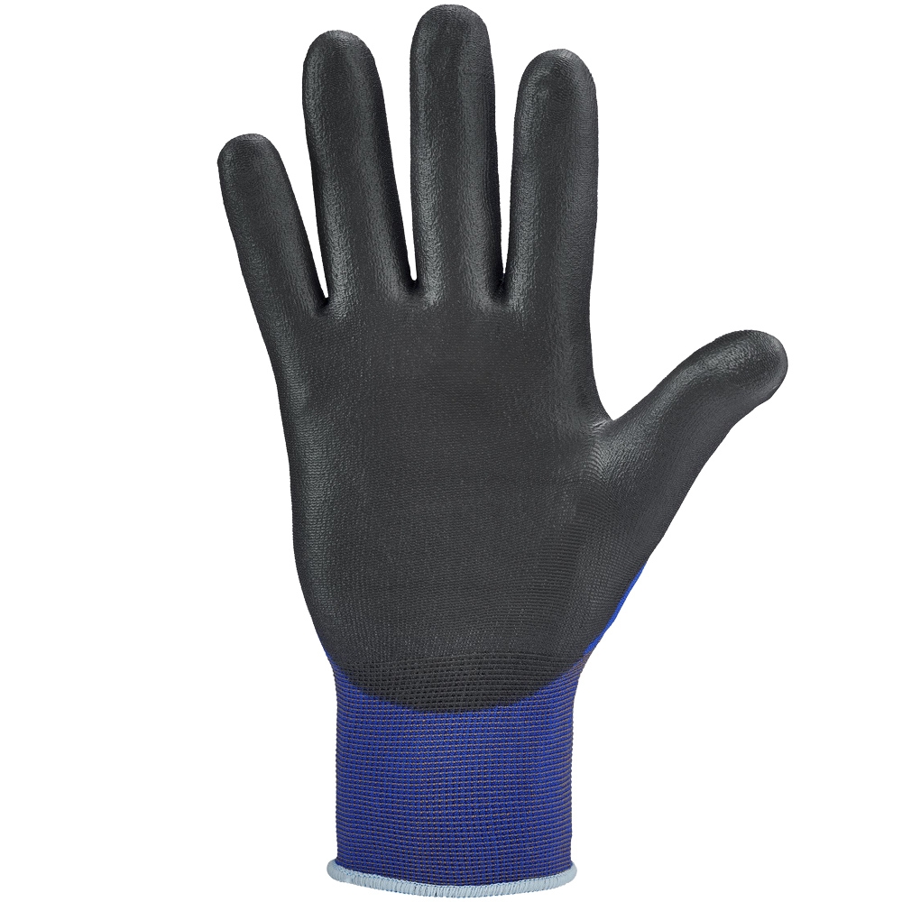F-OPTIFLEX-Nylon-Arbeitshandschuhe, *YANTA*, Pkg.a`12, blau/schwarz