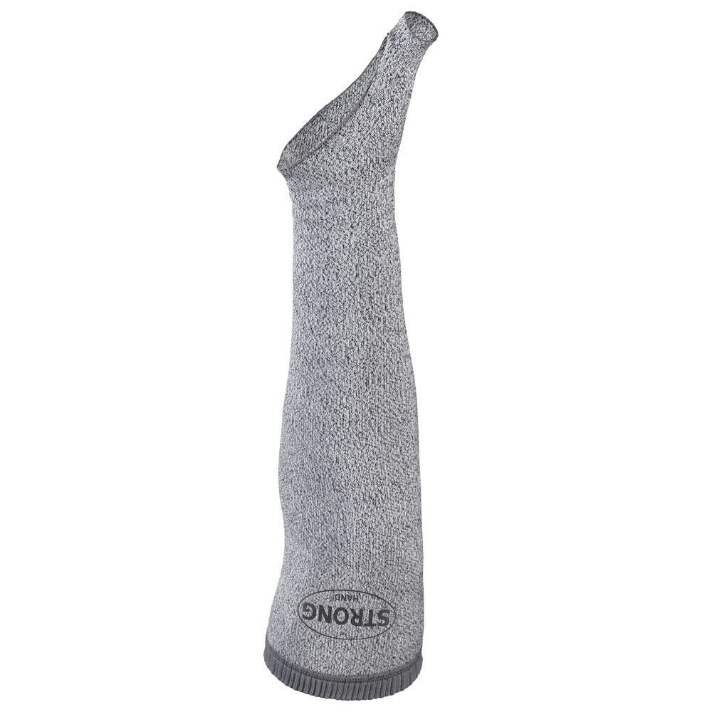 F-STRONGHAND Ärmelschoner *CARACAS*, Level C Schnitt- und Hitzeschutz, grau, 45 cm, VE: 5 Stück