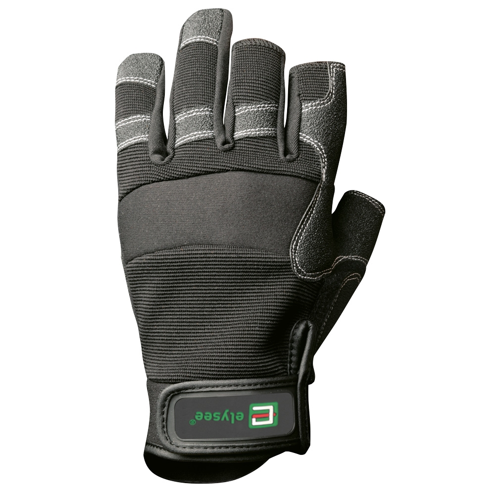F-ELYSEE, Mechanicals, Arbeitshandschuhe, *CARPENTER*, Pkg.a`12, schwarz