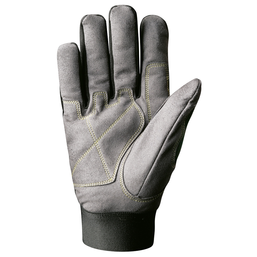 F-ELYSEE, Mechanicals, Arbeitshandschuhe, *RIGGER*, Pkg.a`12 schwarz/grau