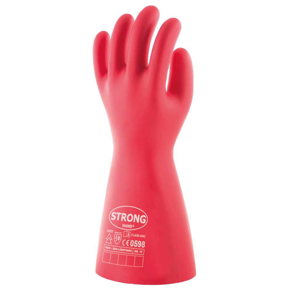 F-STRONGHAND, Handschuhe Elektriker, *RED LIGHTNING