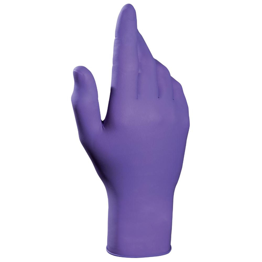 F-MAPA, *TRILITES 994*, Latex/Neopren/Nitril Einweghandschuhe, violett, Spenderbox á 100 Stück, VE: 10 Boxen