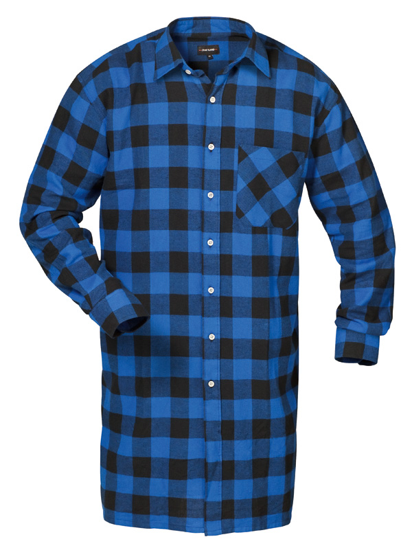 F-CRAFTLAND-Flanell-Hemd, *MICHIGAN*, 105 cm, blau/schwarz kariert