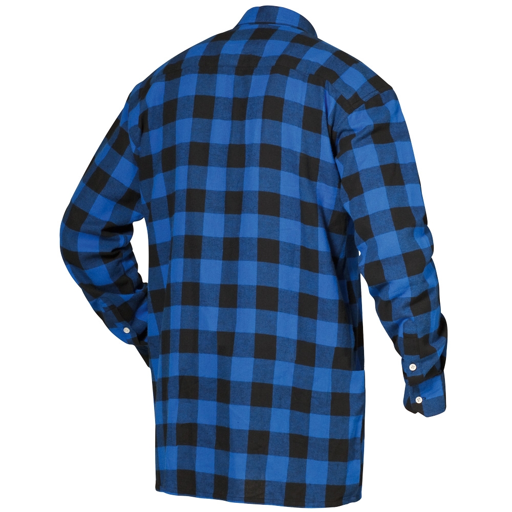 F-CRAFTLAND-Flanell-Hemd, *MICHIGAN*, 105 cm, blau/schwarz kariert