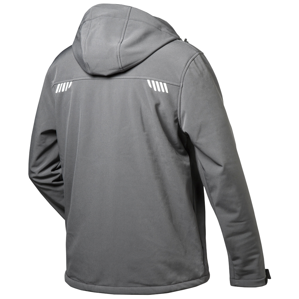 F-ELYSEE-Softshell-Jacke, *APOLLO*, mit Fell, grau/schwarz