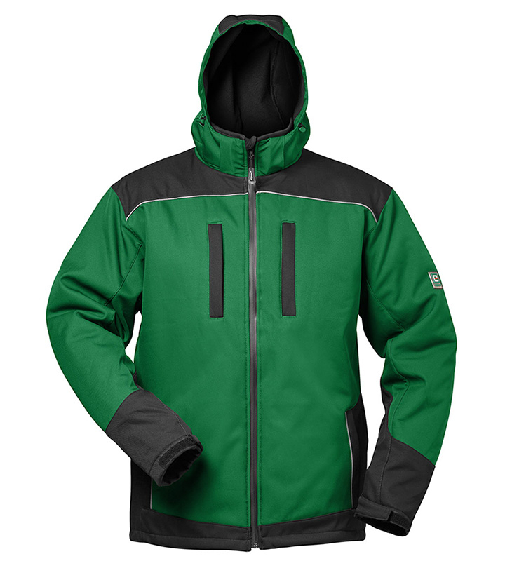 F-ELYSEE-Winter-Softshelljacke, *ARGOS*, grün/schwarz