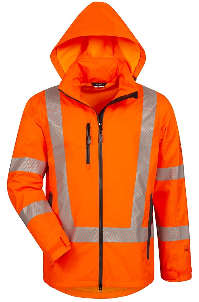 F-ELYSEE-Warnschutz-Regenjacke, *AIDEN*, warnorange