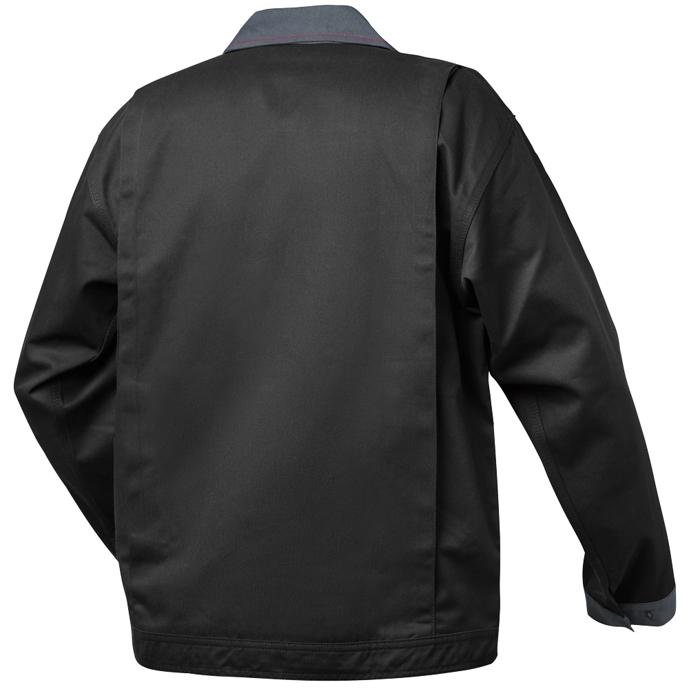 F-CRAFTLAND-Bundjacke, Twill *LOKEREN*, schwarz/grau