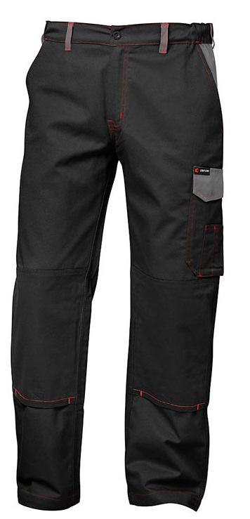 F-CRAFTLAND-Bundhose, Twill *BRUGGE*, schwarz/grau