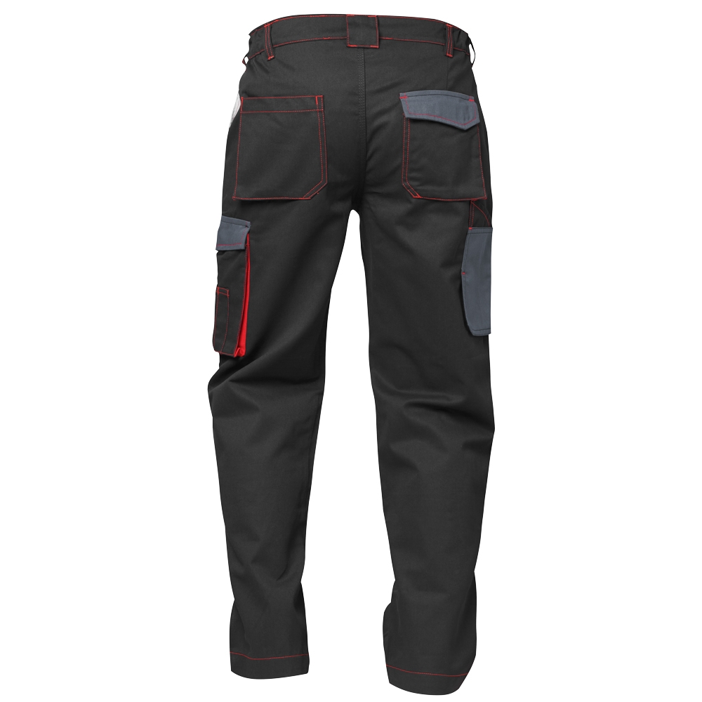 F-CRAFTLAND-Bundhose, Twill *BRUGGE*, schwarz/grau