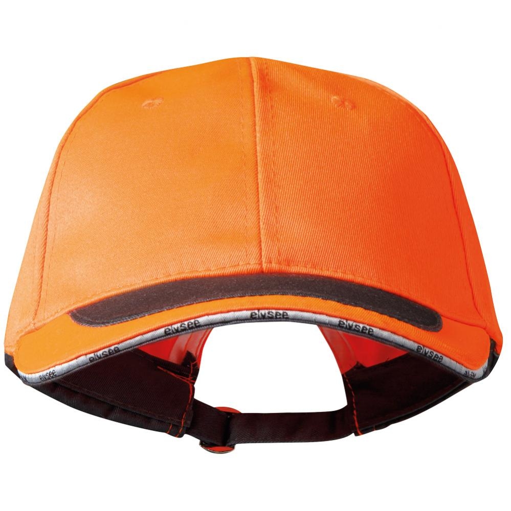 F-ELYSEE-Caps, Warnschutz, *ROMAN*, orange/grau abgesetzt