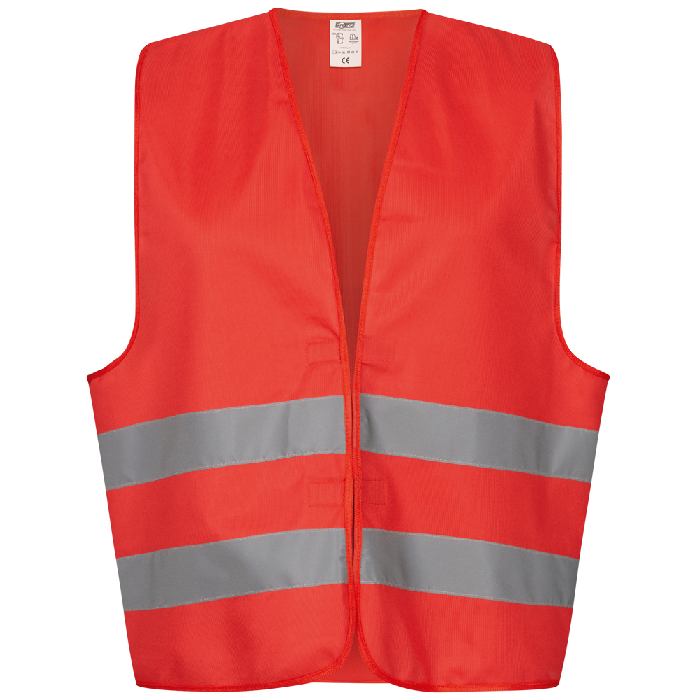 F-SAFESTYLE Weste *BOTMAR* für erhöhte Sichtbarkeit, rot