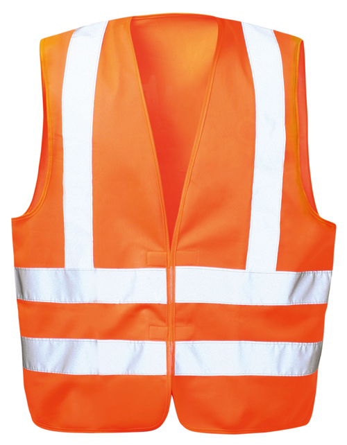 F-WICA-TEX-Polyester-Warnweste, *KARL, fluoreszierend orange