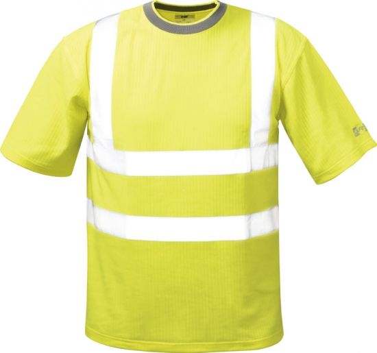 F-SAFESTYLE-Warnschutz-T-Shirt, *STEVEN*, 185g/m, fluoreszierend gelb