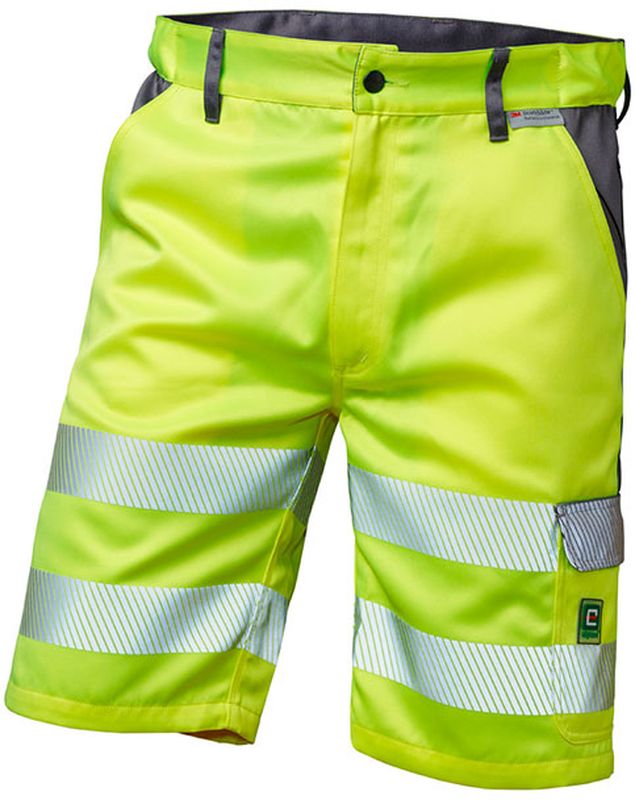 F-ELYSEE-Warnschutz, Warnschutz-Shorts, *CORSICA*, gelb/grau
