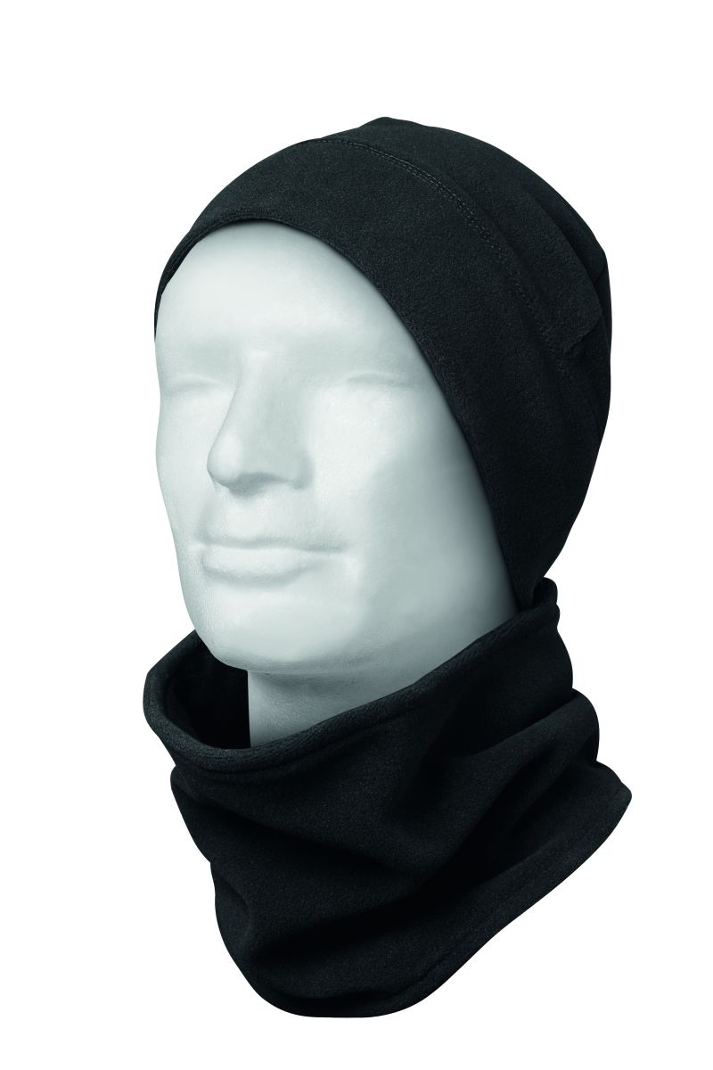F-CRAFTLAND, Fleece-Set, Mütze und Schal, *KEDRO*, schwarz