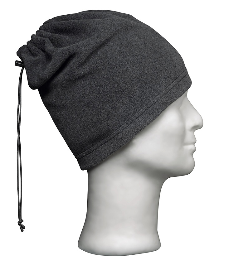 F-CRAFTLAND-Fleece-Schal, *ELIAS*, 260g/m², schwarz