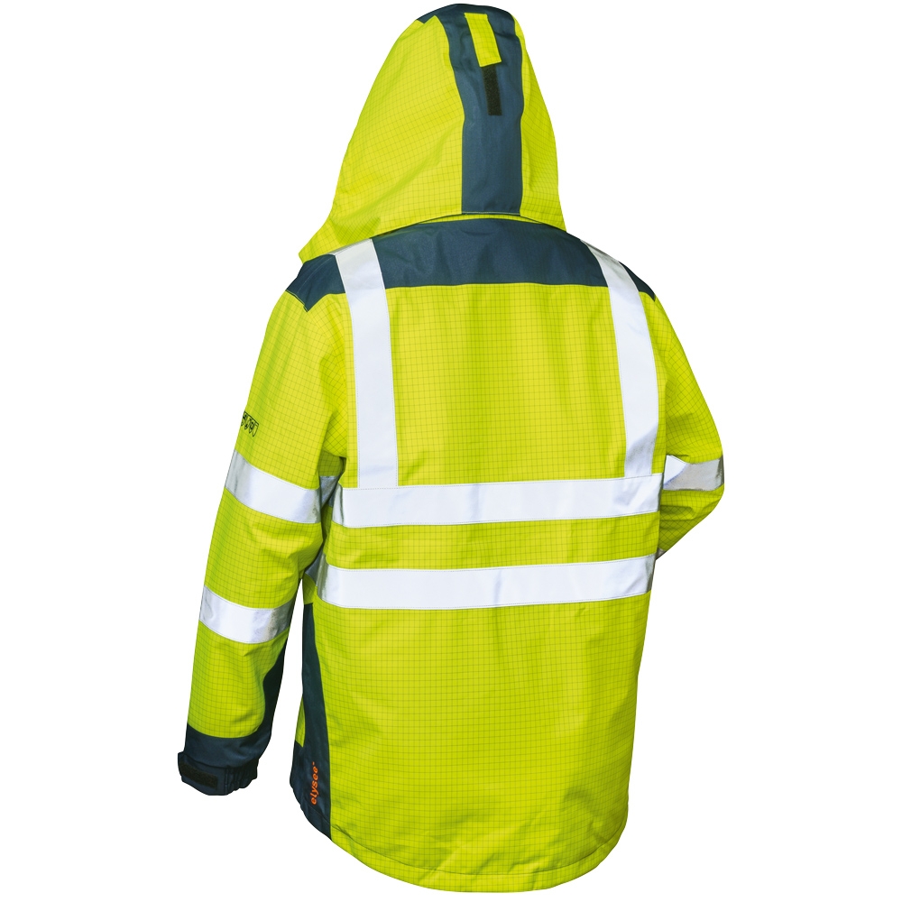 F-ELYSEE-Warnschutz-Multinorm-3in1 Jacke *GERHARD*, gelb/marine