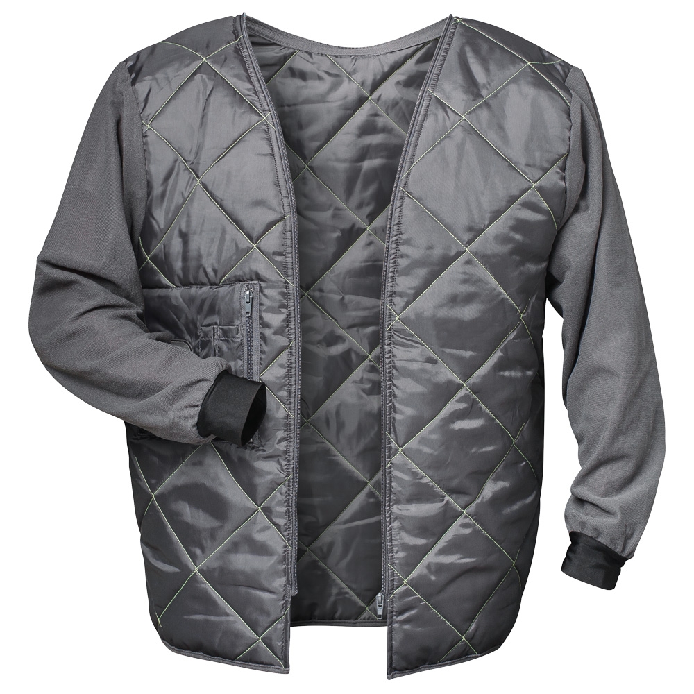 F-ELYSEE-2 in 1-Warnschutz-Jacke, *NIKLAS*, fluoreszierend orange/grau