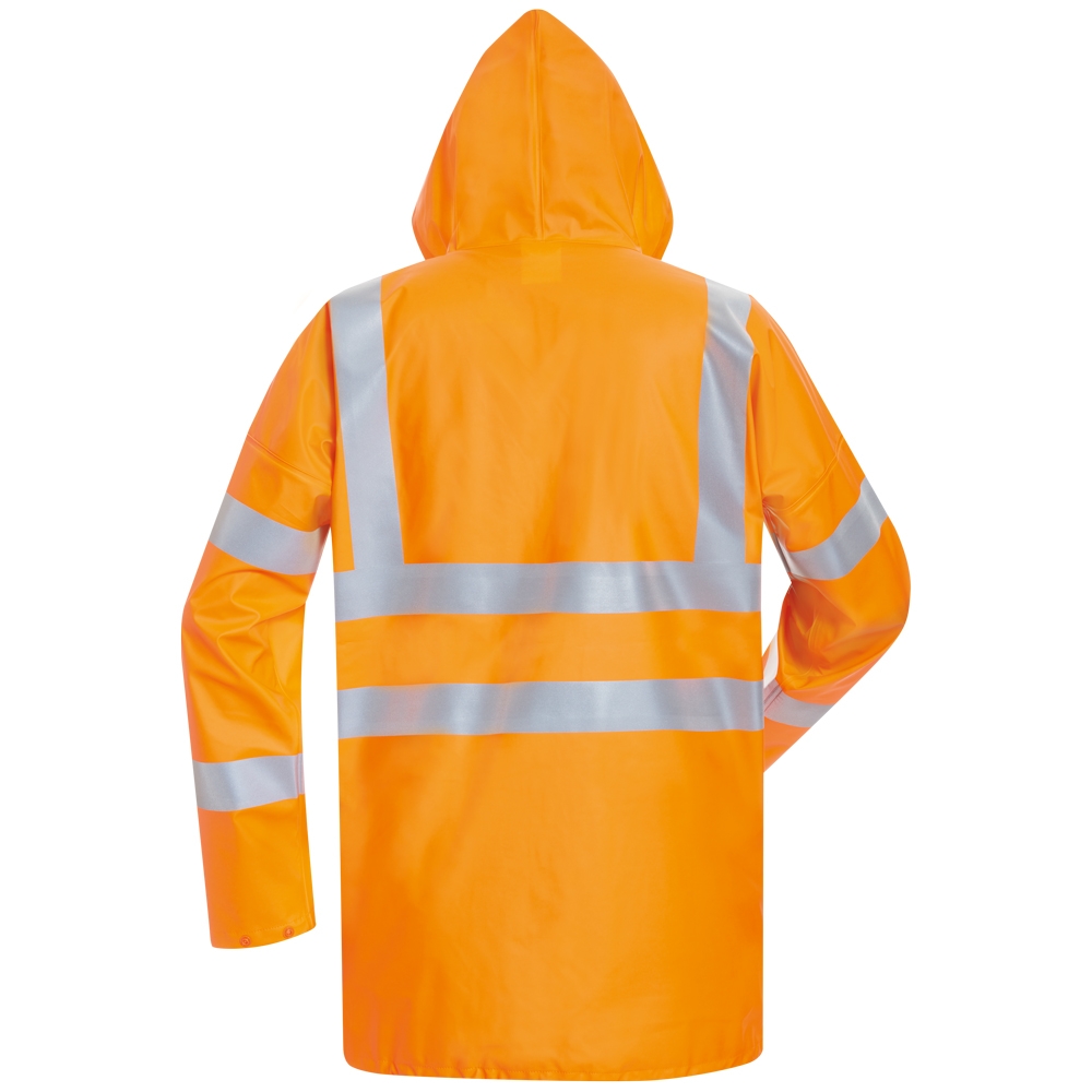 F-NORWAY, Multinorm-PU-Regenjacke, *FRIDBERT*, fluoreszierend orange