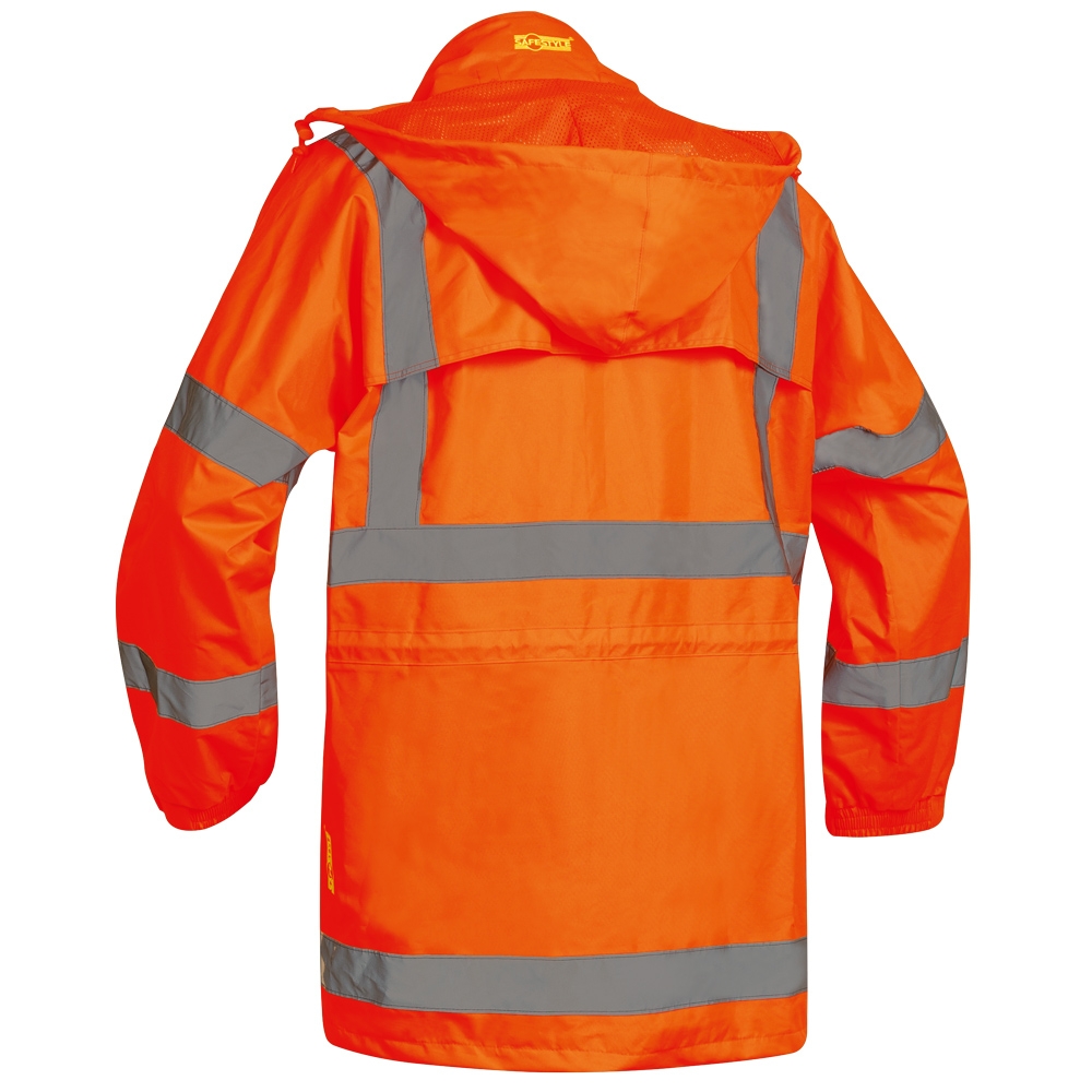 F-SAFESTYLE-Warnschutz-Regenjacke, *NILS*, fluoreszierend orange