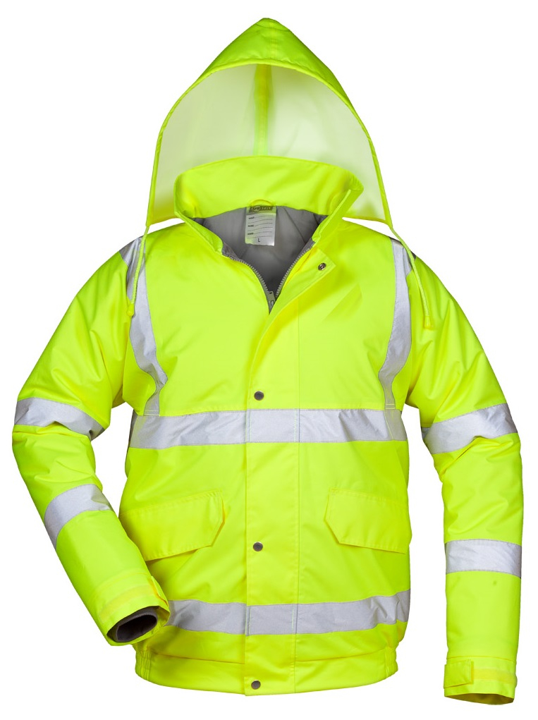 F-SAFESTYLE-Warnschutz-Pilotenjacke, *MARTIN*, fluoreszierend gelb