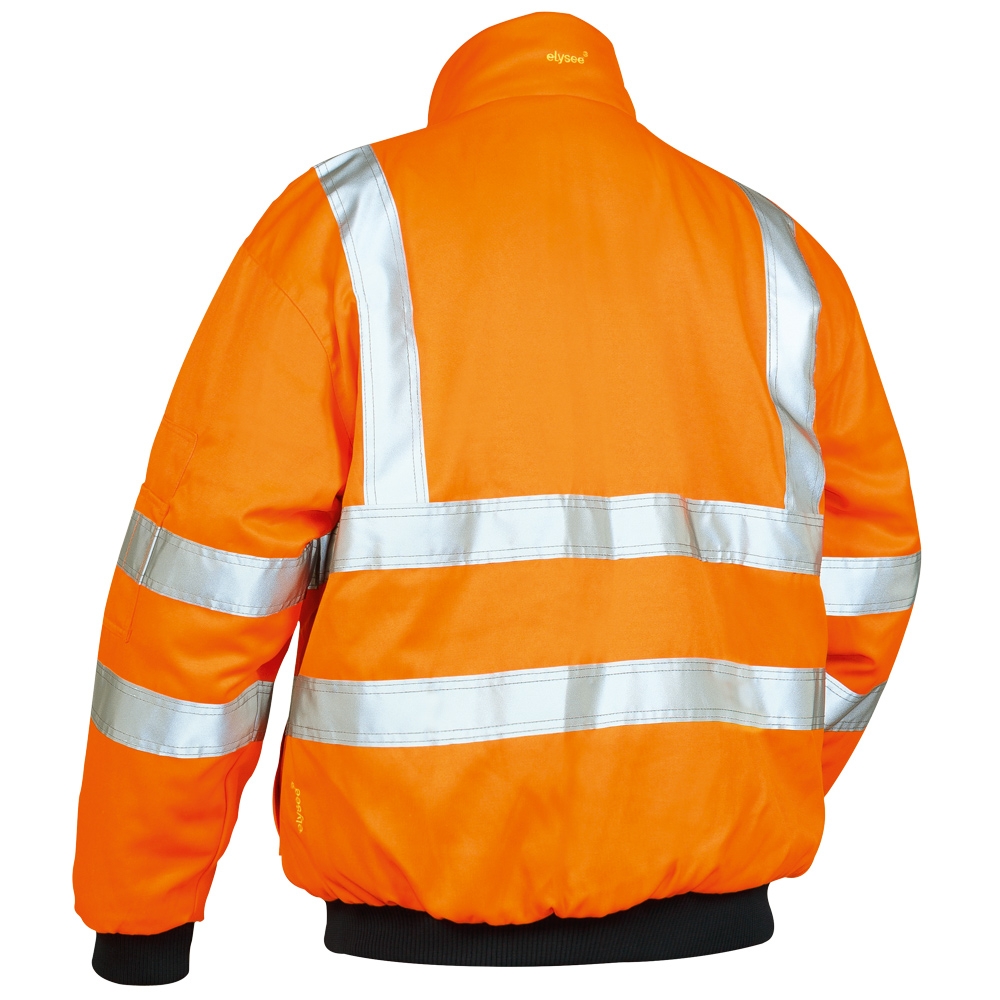 F-ELYSEE-Warnschutz-Pilotenjacke, *GUSTAV*, fluoreszierend orange
