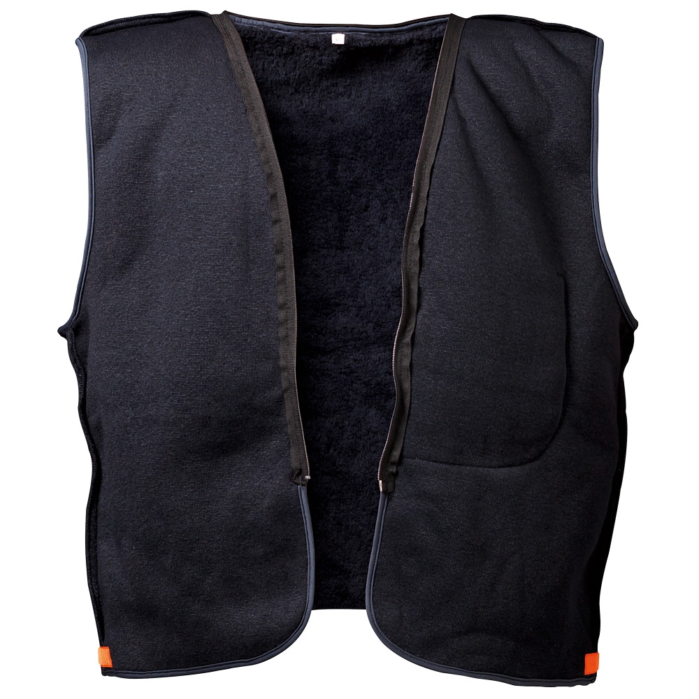 F-ELYSEE-Warnschutz-Pilotenjacke, *VOLKER*, fluoreszierend orange/marine abgesetzt