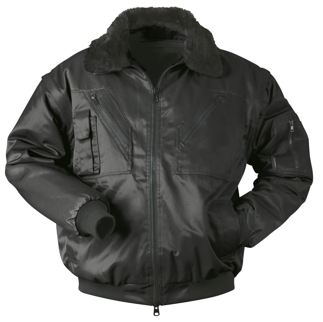 F-NORWAY-Pilotenjacke, *RONDANE*, 250g/m², schwarz