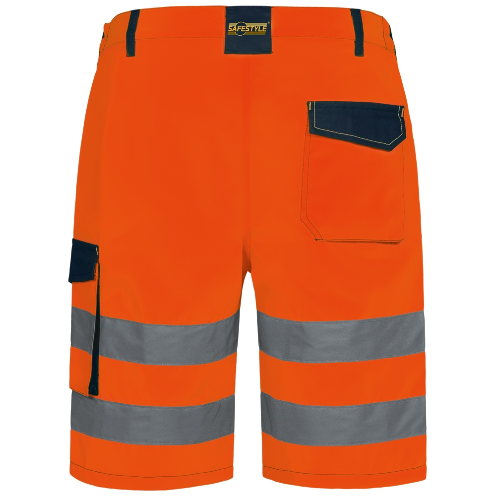 F-Warnschutz-Shorts, *WALSRODE*, orange/marine