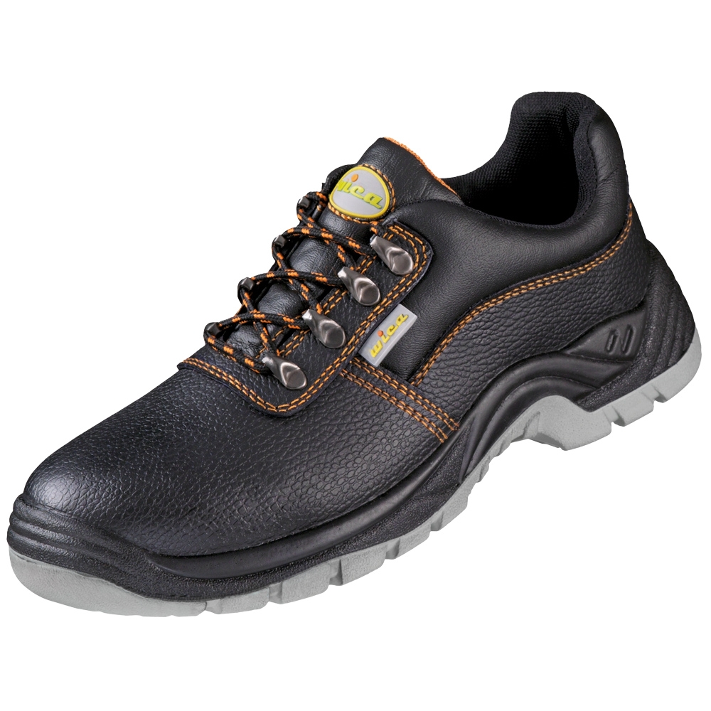 F-WICA-Halbschuhe, *ENNA*, schwarz/orange abgesetzt