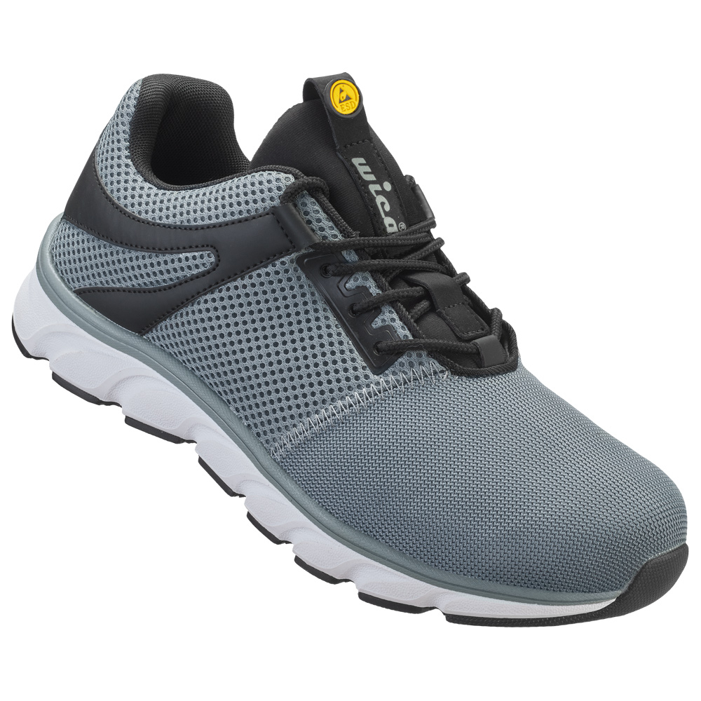F-WICA*FINERO* HALBSCHUHE, GRAU EN ISO 20347 O1 ESD SRA