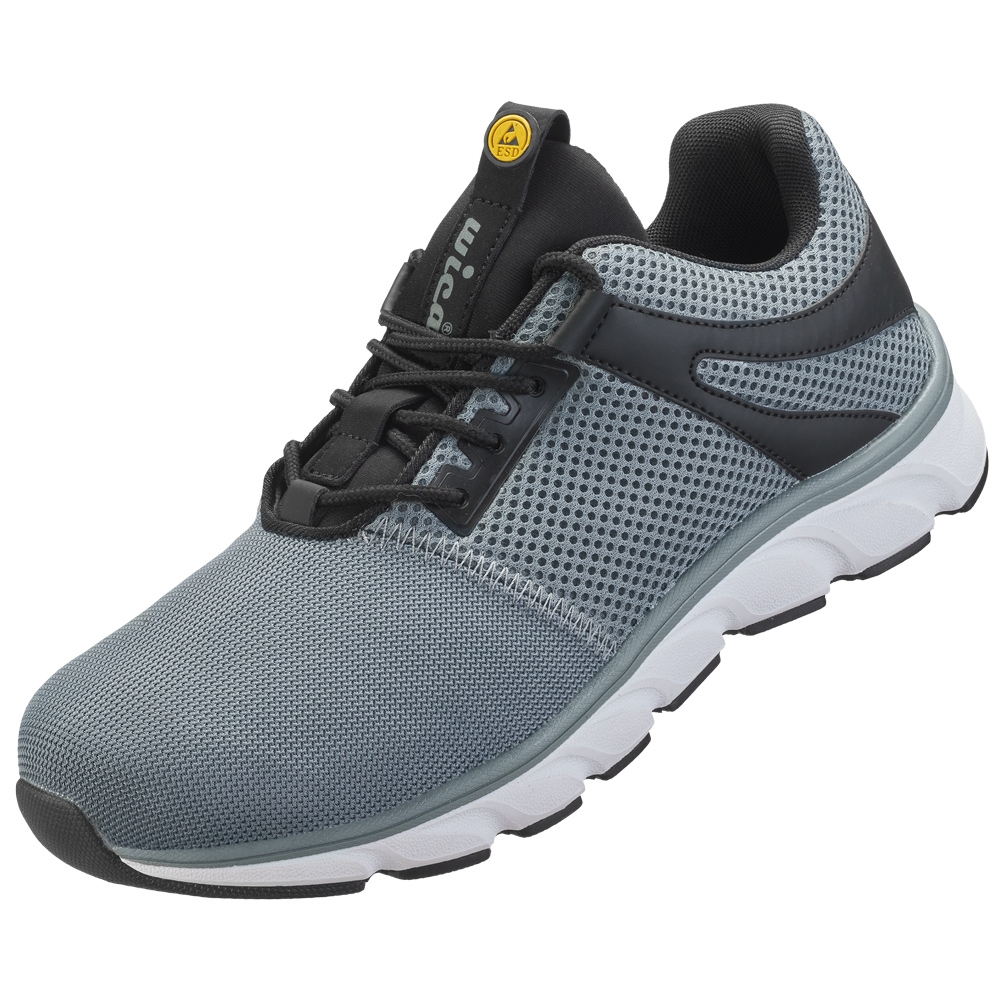 F-WICA*FINERO* HALBSCHUHE, GRAU EN ISO 20347 O1 ESD SRA